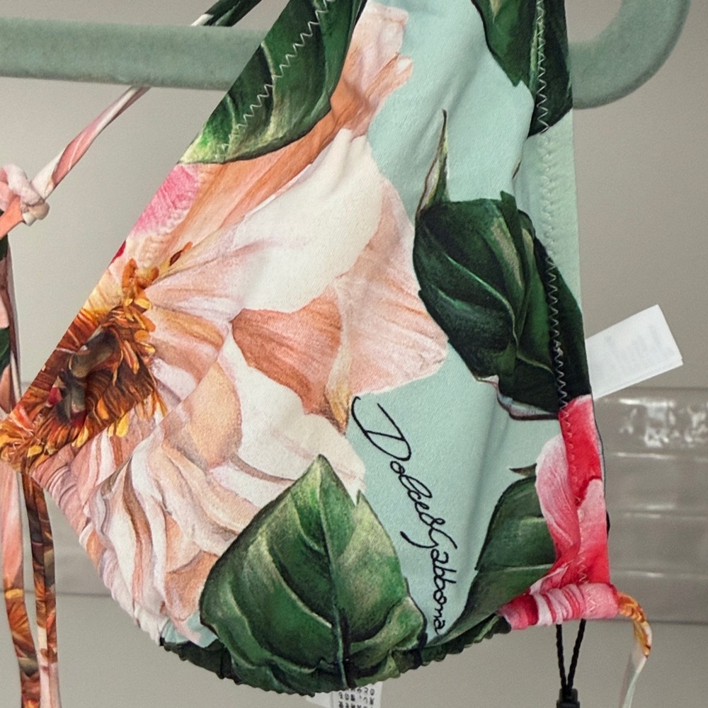 Dolce & Gabbana Multicolor Floral Bikini Top - Picture 8 of 12